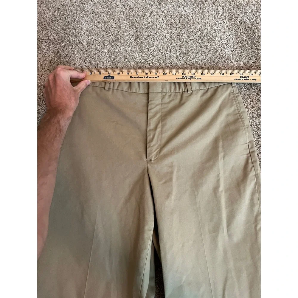 U.S. Navy Men Pants 34x29 Khaki Official Uniform Creighton USA Made Military